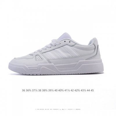 New Adidas Lite Baller Non-Slip And Wear-Resistant Low-Top White Shoes Retro Cas