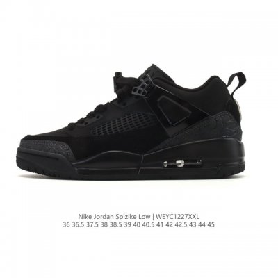 Factory Grade Nike Jordan Spizike Low Classic Elephant Pattern Retro Basketball