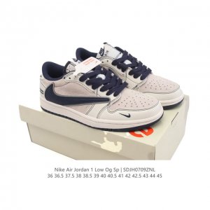 Company-level genuine Nike Air Jordan 1 Low Og Sp Military Blue Aj1 Joe 1 rever