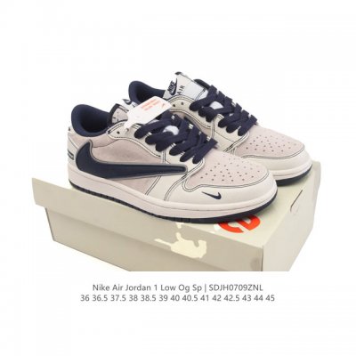 Company-level genuine Nike Air Jordan 1 Low Og Sp Military Blue Aj1 Joe 1 rever