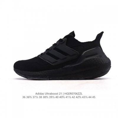 Adidas Ultraboost 21 Popcorn Low-top Smooth Running Shock Rebound Running Shoes