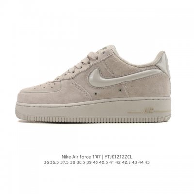 Nike Air Force 1 '07 Low, a versatile, platform, low-top, casual athletic shoe