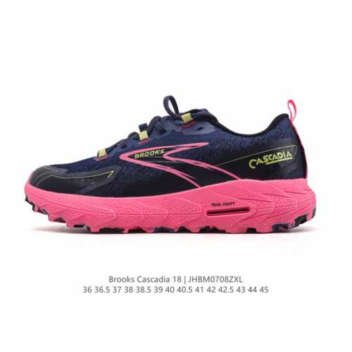 New company-level Brooks Brooks Cascadia 18 mountain rock men's cushioning women