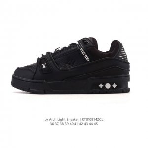 Louis Vuitton LV Louis Vuitton sneakers are fashionable, trendy, thick-soled, an