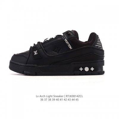 Louis Vuitton LV Louis Vuitton sneakers are fashionable, trendy, thick-soled, an