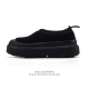 Authentic Ugg retro low-top sneakers for men and women, trendy leather and fur