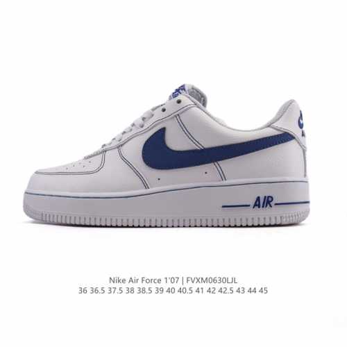 Nike Air Force 1 '07 Low Air Force One white shoes with air cushion, low-top ve